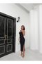 Square Neck Button Midi Dress - 2