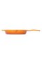 Round Glass Cover Pan Orange 28 cm - 3