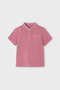 Short Sleeve Judge Collar Stripe Detailed Pocket Cotton Boy's T-Shirt - 2