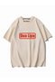 Beige Dua Lipa Photo Detail Front/Rear Printed Oversize Unisex T-Shirt -Minga London - 2