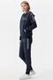 Glitter Knit Detailed Hooded Tracksuit Set - Navy Blue - 5