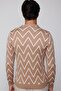 Men's Slim Fit Slim Fit Jacquard Soft Textured Buttoned Cardigan - 5
