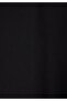 Regular Fit Shirt Neck Plain Men's Black Long Sleeve Shirt - 5
