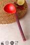1 Piece Red Plaid Silicone Tip Scoop - Fireproof Non-Stick