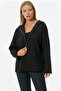 Steel Knit Zippered Hooded Knitwear Jacket - Black - 3