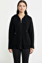 Hooded Full-Zip Wool Knit Cardigan - Black - 2