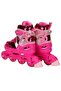 Inline 4 Wheel Skate Pink Sequined - 4