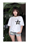 White Lana Del Rey Collage Front/Back Printed Oversize Unisex T-Shirt -Minga London - 2