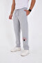 Men's Three Thread Printed Sweatpants - Gray