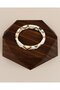 Porcelain Coated Three Color Triangle Elastic Bracelet - 7