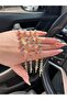 Colorful Zircon Stone Bracelet in Goldsmith Workmanship - 4