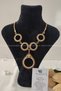 4 Quarter 1 Full Gold Chain Necklace, Quarter Gold Necklace, Five Gold Bars Necklace |   Sun Model - 3