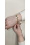 Women's Gold Plated Herringbone Bracelet - 4