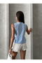 Trend Front Tie Front Ruffle Blouse