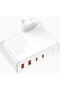 شاحن GaN5 Pro السريع، 2 منفذ Type C + 2 منفذ USB - 100 واط - كابل Type-C - 100 واط - 1 متر - 2