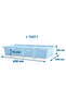 Rectangular Frame Pool Blue 7127 Liter - 4