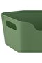 UPPDATERA Box, Green, 24x17 cm – Durable & Recycled Plastic Storage Organizer - 6
