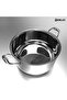 Tri Ply Stainless Steel 24 Cm Sauce Pan- Dtsp24, With Lid, 6.80 Ltrs Capacity Cookware - 3