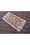 Şahmerdanoğlu 50 X 102 cm Hand Woven Wonderful Adana Yörük Rug, Geometric Patterned Cecim 746