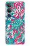 Vivo Y19s Case Vivo Y19s Decorative Silicone Printed A58 Cover Matte Leaf