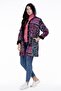 Long Sleeve Hooded Tamay Flannel Autumn and Winter Coat Plum Mrd - 4