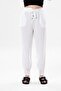 Muslin Carrot Summer Trousers White Byz