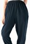 Şile Bezi Women's Summer Shalwar Trousers Navy Blue Lcvt - 3