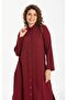Edanur Şile Cloth Seasonal and Summer Tunic Burgundy Brd - 3