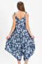 Strappy Voile Selin Summer Jumpsuit Blue Mv - 2