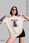 Unisex Crew Neck Sculpture Statue Printed Cotton Oversize Short Sleeve T-Shirt - 2