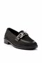Black Women's Loafer Shoes K 01362245882 - 3