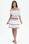 Şile Bezi Latin Mini Summer Skirt White Byz - 2