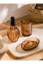 Glass Bathroom Set 3-Piece Brown - 2