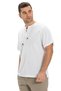 Short Sleeve Sile Cloth Studded Men's Summer Tshirt White 3001 - 5