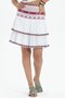 Şile Bezi Latin Mini Summer Skirt White Byz