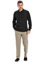 Long Sleeve Slim Fit Şile Fabric Single Pocket Men's Summer Shirt Black 3003 - 6