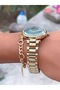 Steel Cord 3 Atm Waterproof Women's Wrist Watch + Bracelet with Gift - 7