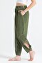 Şile Bezi Esma Bağlamalı Summer Shalwar Khaki Hk - 6