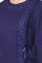 Embroidered Şile Cloth Seasonal Robe Purple Purple - 3