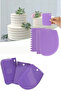 Set of 2 40x50 Cm Silicone Dough Rolling Mat and 3-Piece Dough Cutter Scraper Set - 3