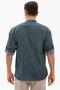 Long Sleeve Şile Cloth Bodrum Men's T-shirt Green 9014 - 2
