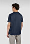 Men's Tone on Tone Logo Embroidered Cotton Jersey Blue1 T-Shirt 25411042 -013 - 2