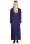 Embroidered Şile Cloth Seasonal Robe Purple Purple - 2