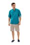Long Sleeve Şile Cloth Bodrum Men's T-shirt Turquoise 9013 - 6