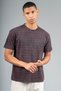 Comfort Men's Crew Neck Claret Red T-Shirt - 6