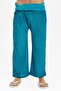 Unisex Şile Bezi Fisherman Summer Trousers Turquoise Trkz - 3