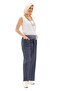 Unisex Sile Cloth Fisherman Summer Trousers Indigo Indg - 8
