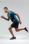 Regular Men's Crew Neck Turquoise T-Shirt - 6