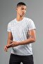 Regular Men's Crew Neck White T-Shirt - 5