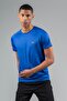 Regular Men's Crew Neck Cobalt T-Shirt - 6